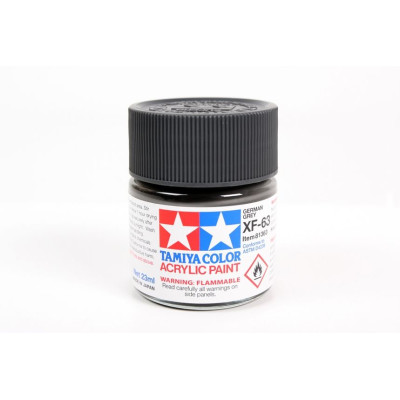 81363 XF-63 Flat German Grey Tamiya Color Acrylic Paint 23ml