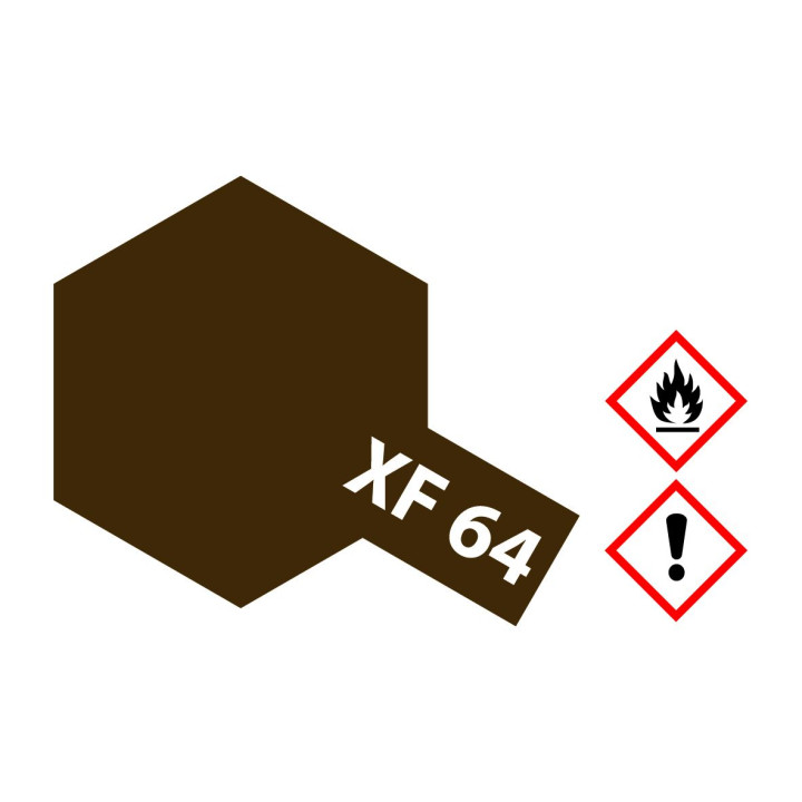 81364 XF-64 Flat Red Brown Tamiya Color Acrylic Paint 23ml