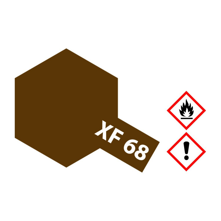 81368 XF-68 Flat NATO Brown Tamiya Color Acrylic Paint 23ml