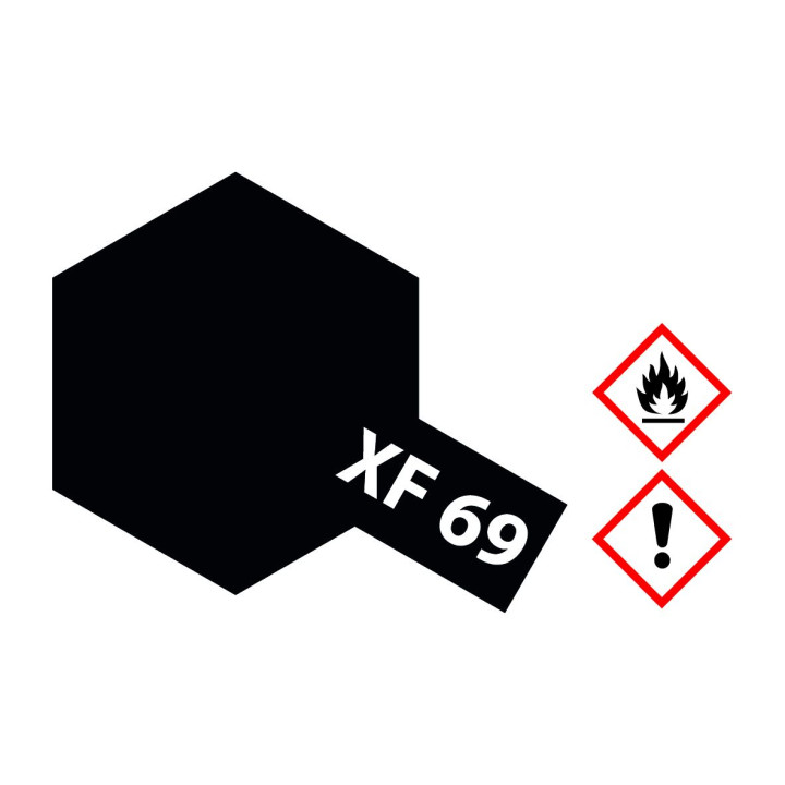 81369 XF-69 Flat NATO Black Tamiya Color Acrylic Paint 23ml