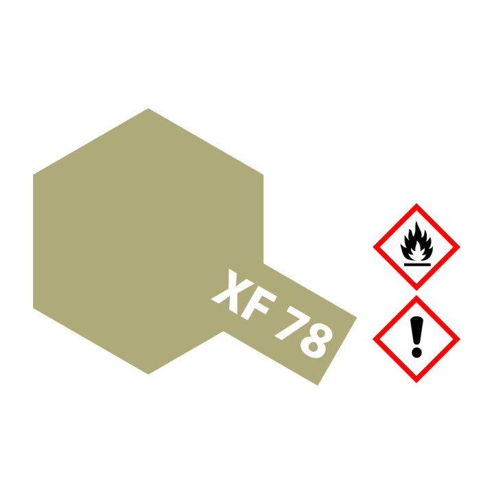 81778 XF-78 Flat Wooden Deck Tan Tamiya Color Acrylic Paint 10ml