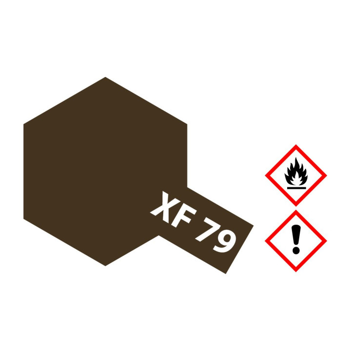 81779 XF-79 Flat Lino Deck Brown Tamiya Color Acrylic Paint 10ml