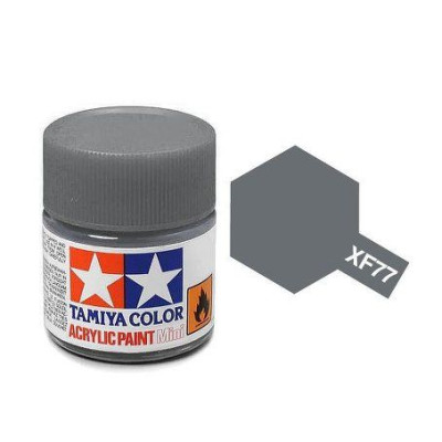 81777 XF-77 Flat IJN Flat Gray Sasebo Tamiya Color Acrylic Paint 10ml