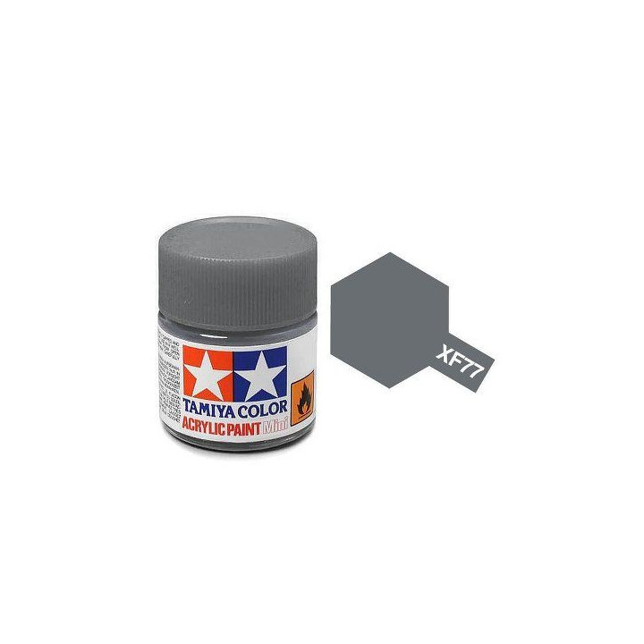 81777 XF-77 Flat IJN Flat Gray Sasebo Tamiya Color Acrylic Paint 10ml