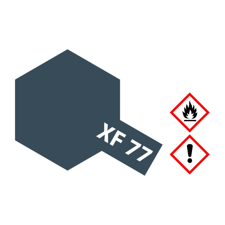 81777 XF-77 Flat IJN Flat Gray Sasebo Tamiya Color Acrylic Paint 10ml