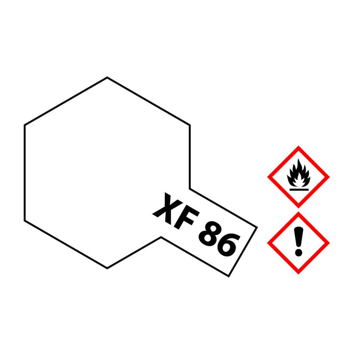 81786 XF-86 Flat Clear Tamiya Color Acrylic Paint 10ml