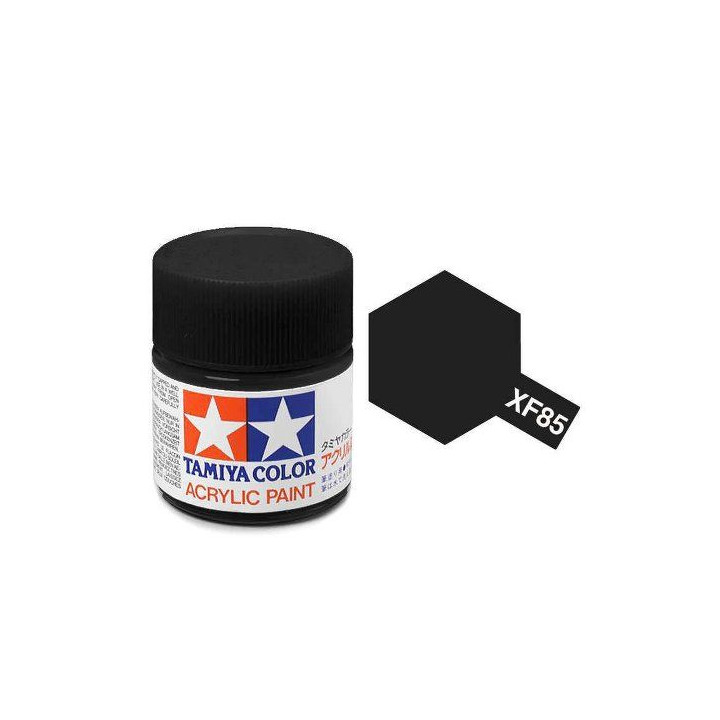 81785 XF-85 Flat Rubber Black Tamiya Color Acrylic Paint 10ml