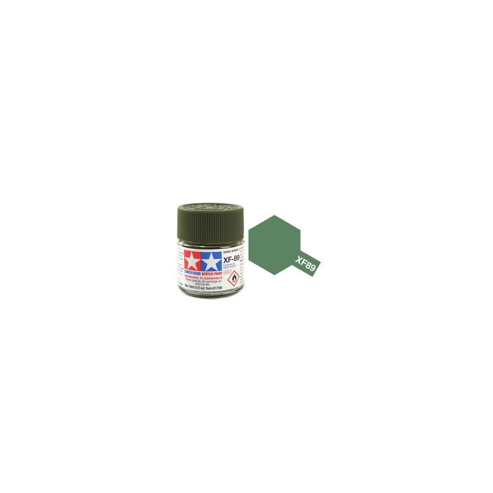 81789  XF-89 Dark green 2  Tamiya Color Acrylic Paint 10ml