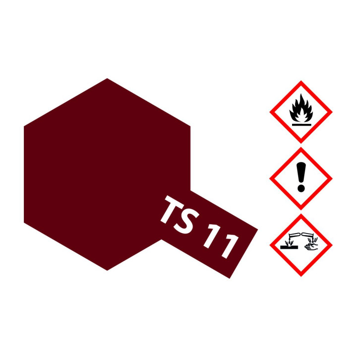 85011 TS 11 Maroon Tamiya Color 100ml (Acrylic Spray Paint)