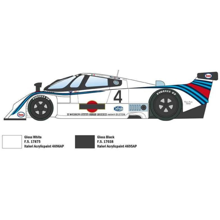 Model Kit auto 3641 - Lancia LC2 (1:24)