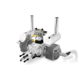 Motor DLA 64ccm (dvouválec) včetně tlumiče a příslušenství