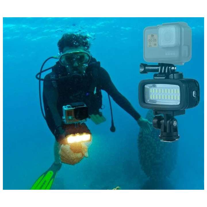 Podvodní LED osvětlení pro DJI Osmo series and GoPro