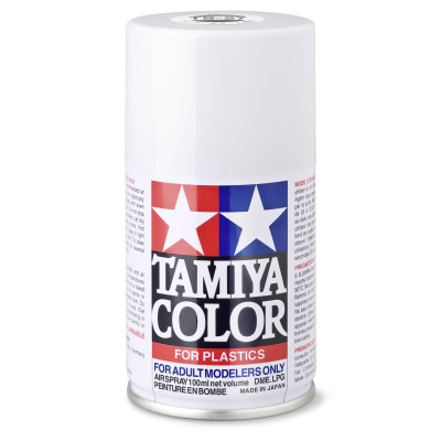 85027 TS 27 Flat White Tamiya Color 100ml (Acrylic Spray Paint)