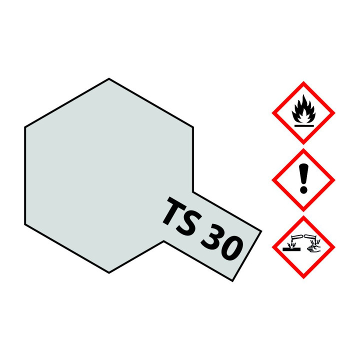 85030 TS 30 Metallic Silver Tamiya Color 100ml (Acrylic Spray Paint)