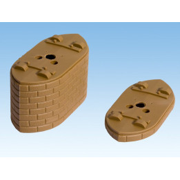 Piliere mostu, 30 mm, 5 ks  NO21400