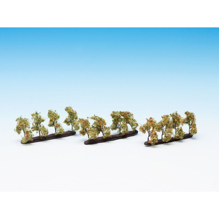 Plantážové stromčeky s jablkami, 3,5 cm, 12ks  NO21532