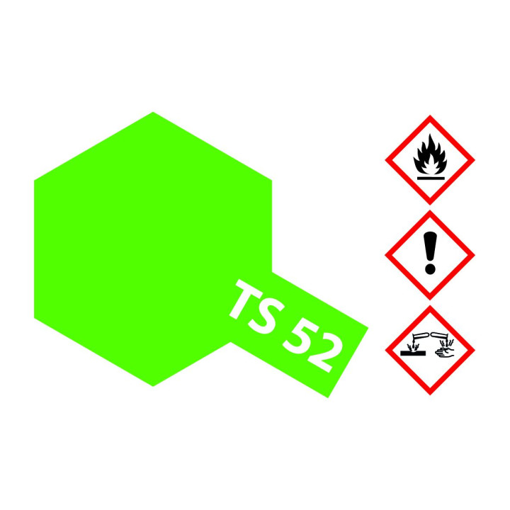 85052 TS 52 Candy Lime Green Tamiya Color 100ml (Acrylic Spray Paint)