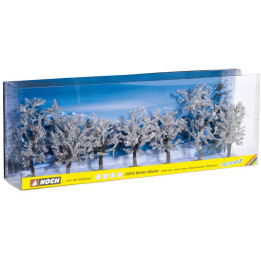 Zimné stromčeky 7 ks, 8 - 10 cm  NO25075
