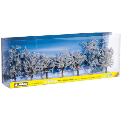 Zimné stromčeky 7 ks, 8 - 10 cm  NO25075