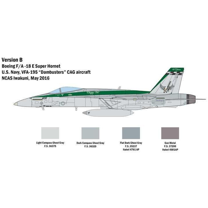 Model Kit letadlo 2791 - F/A-18 E SUPER HORNET (1:48)