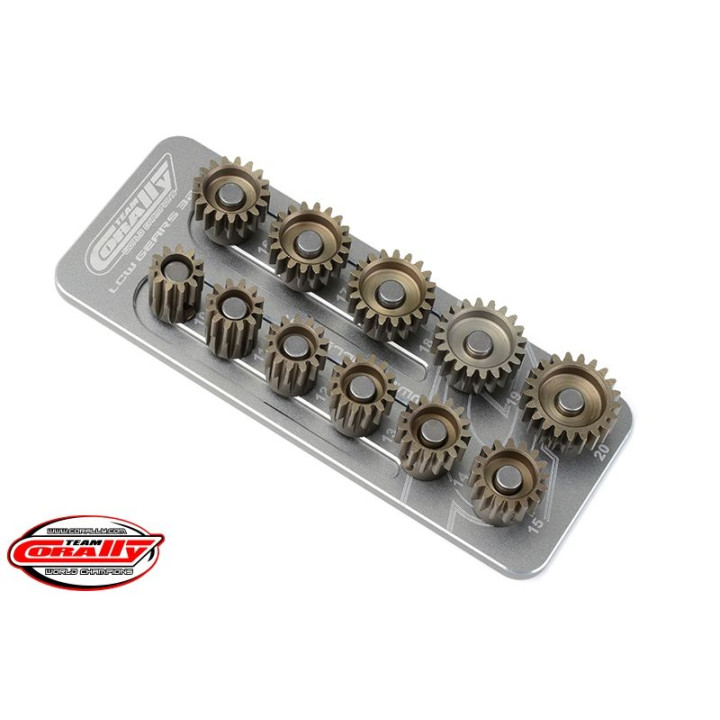 Hliníkový držák pastorků 32DP/5,0mm hřídel (pro jedenáct pastorků)