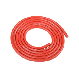 Silikonový kabel 3,5qmm, 14AWG, 1metr, červený