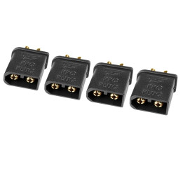 TC PRO konektor 3.5mm - pozlacený - s přepol. ocharanou - samice - 4 ks.