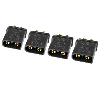 TC PRO konektor 3.5mm - pozlacený - s přepol. ocharanou - samice - 4 ks.