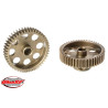 Krátké provedení, materiál tvrzená ocel, 48 zubů, modul ozubení 64DP. Pro hřídel motoru o průměru 3.17 mm (1/8 in).                                                                                                                                  Pastorky TEAM CORALLY jsou vyráběny frézováním a následně tvrzeny, čímž je zajištěna vysoká přesnost ozubení. Všechny pastorky TEAM CORALLY jsou vyrobeny v EU.