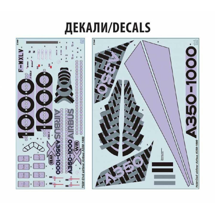 Model Kit letadlo 7020 - Airbus A-350-1000 (1:144)