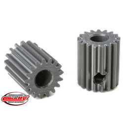 Hliníkový 7075 T6 tvrzený pastorek 17 zubů (modul 64DP)