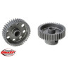 Krátké provedení, materiál tvrzený hliník 7075 T6, 38 zubů, modul ozubení 64DP. Pro hřídel motoru o průměru 3.17 mm (1/8 in).                                                                                                                                  Pastorky TEAM CORALLY jsou vyráběny frézováním a následně tvrzeny, čímž je zajištěna vysoká přesnost ozubení. Všechny pastorky TEAM CORALLY jsou vyrobeny v EU.