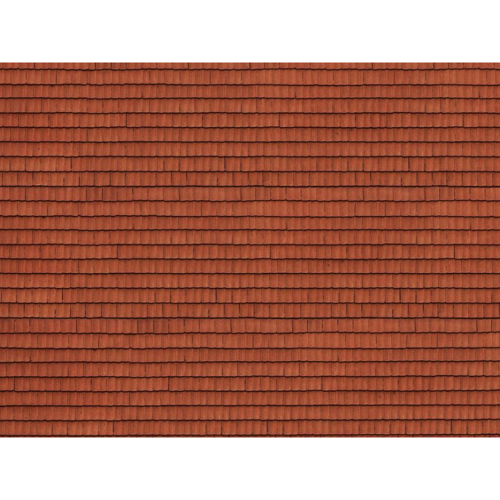 3D kartónová doska, červené dlaždice 25 x 12,5 cm / ks  NO56670