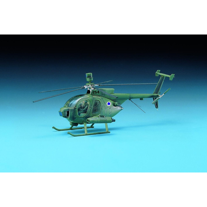 Model Kit vrtulník 12250 - HUGHES 500D TOW HELICOPTER (1:48)