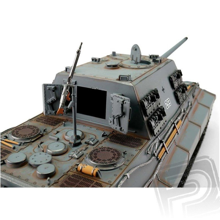 TORRO tank PRO 1/16 RC Jagdtiger šedý - infra