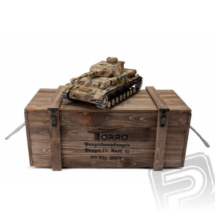 TORRO tank PRO 1/16 RC PzKpfw IV Ausf. G kamufláž - infra