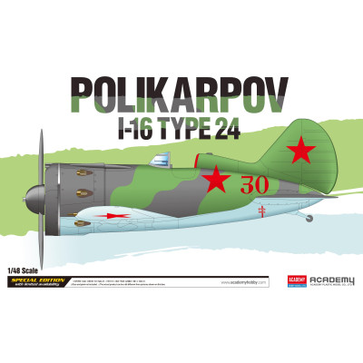 Model Kit letadlo 12314 - Polikarpov I-16 Type 24 LE: (1:48)