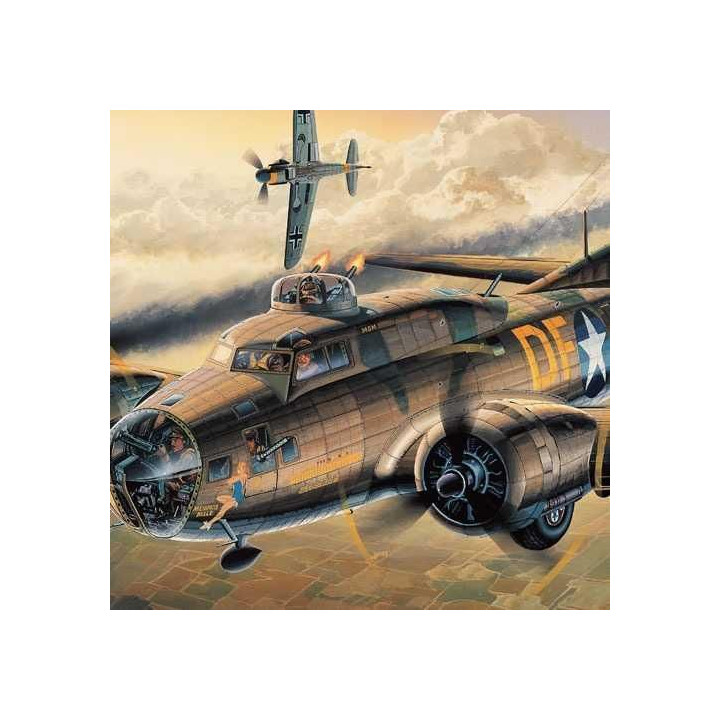 Model Kit letadlo 12495 - B-17F "MEMPHIS BELLE" (1:72)