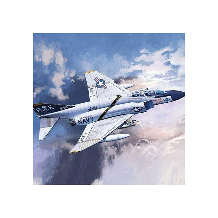 Model Kit letadlo 12529 - USN F-4J "VF-84 Jolly Rogers" (1:72)
