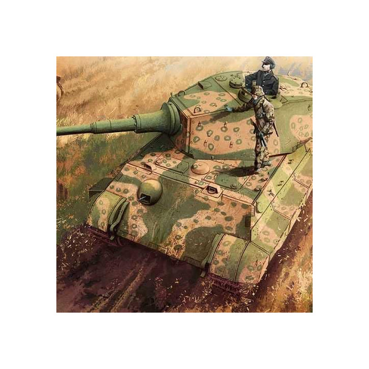 Model Kit tank 13229 - GERMAN KINGTIGER "LAST PRODUCTION" (1:35)