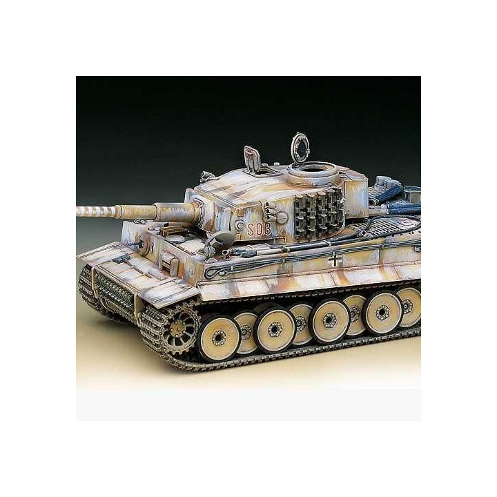 Model Kit tank 13264 - TIGER-I WWII TANK "EARLY-EXTERIOR MODEL" (1:35)
