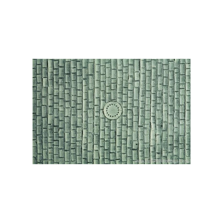 Dláždená cesta - križovatka, 28 x 10 cm  NO57217