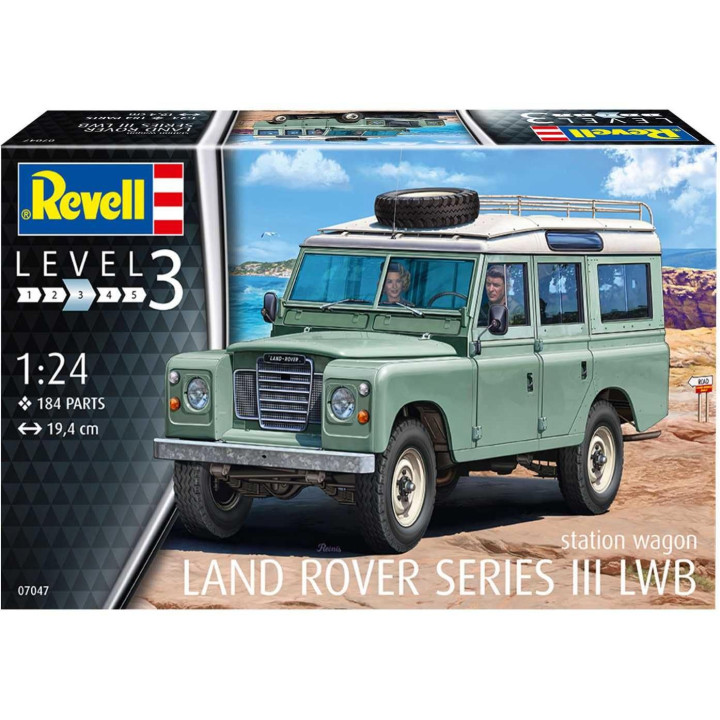 Plastic ModelKit auto 07047 - Land Rover Series III (1:24)