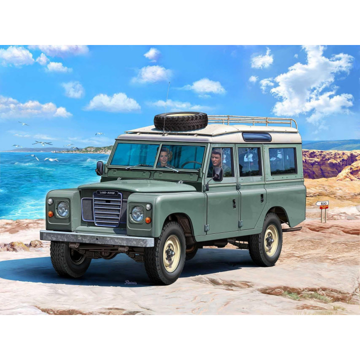 Plastic ModelKit auto 07047 - Land Rover Series III (1:24)