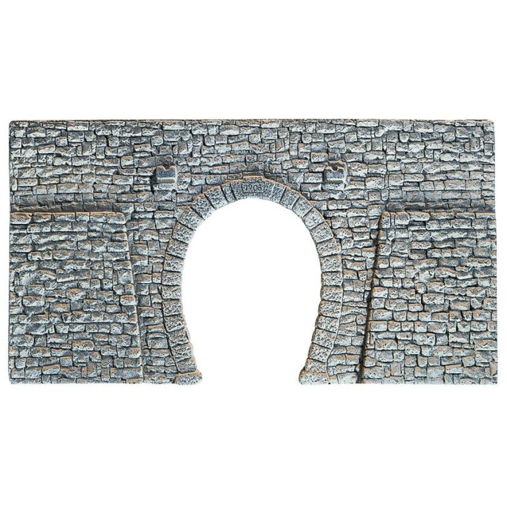 Tunelový portál, 1-koľajový, kamenný, 23,5 x 13 cm  NO58247