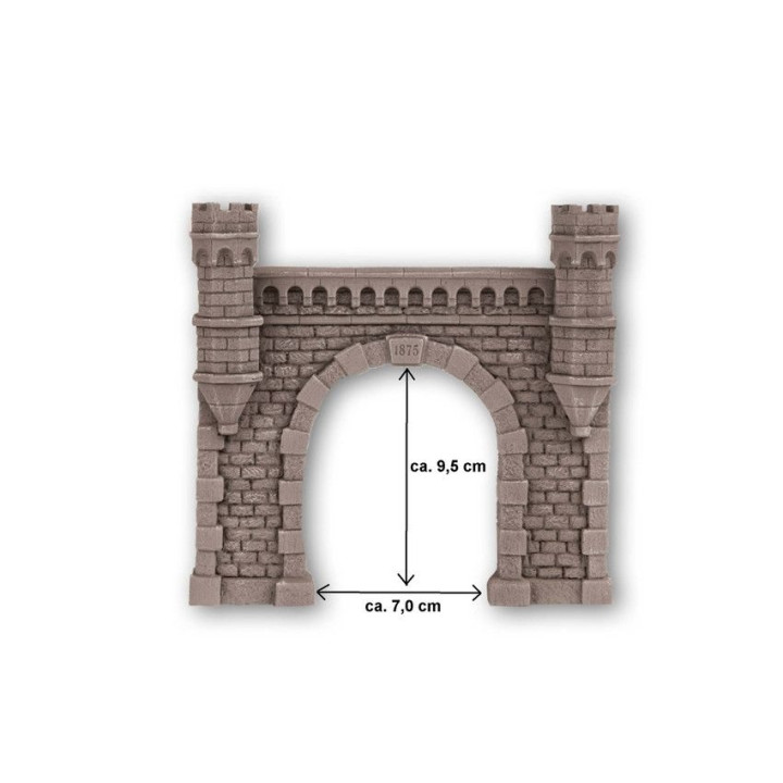 Jednokoľajný tunelový portál, 16 x 15,2 cm  NO58270