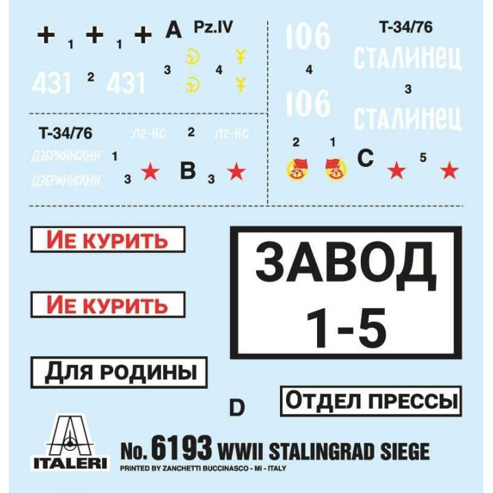 Model Kit diorama 6193 - STALINGRAD SIEGE 1942 (1:72)