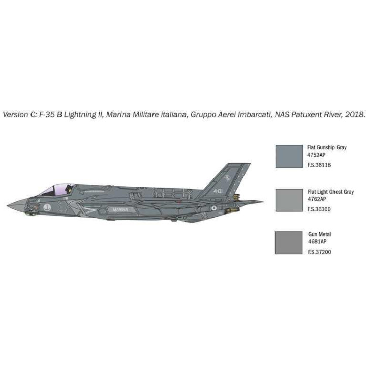 Model Kit letadlo 1425 - F-35 B Lightning II STOVL version (1:72)