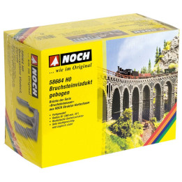 Kamenný viadukt oblúkový R1, 30° 7,1 x 24,5 cm  NO58664