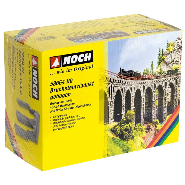 Kamenný viadukt oblúkový R1, 30° 7,1 x 24,5 cm  NO58664